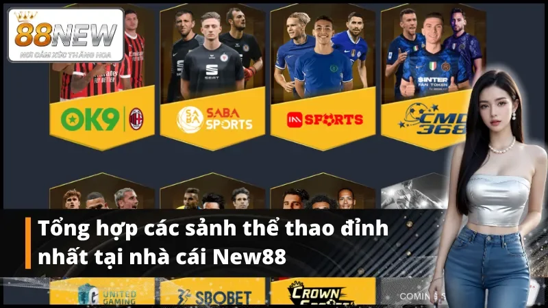 Tổng hợp các sảnh thể thao New88 hot nhất